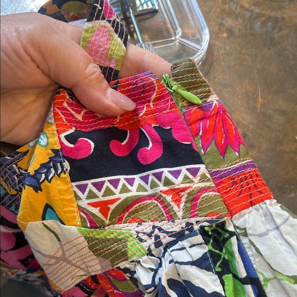 J. Crew vintage HTF Multicolor Patchwork Tank Top - Picture 7 of 8